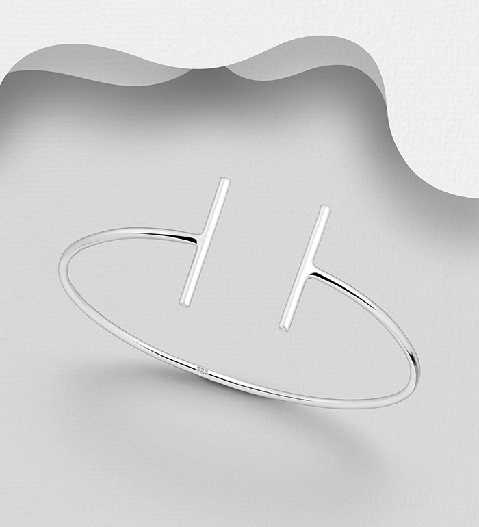 Wholesale 925 Sterling Silver Cuff - SKU #706-18415