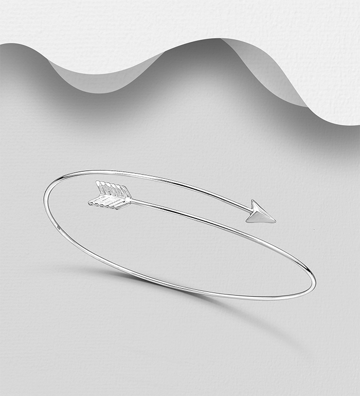 Wholesale 925 Sterling Silver Arrow Cuff - SKU #706-19920