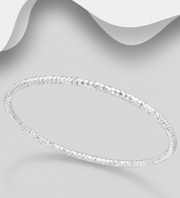 Wholesale 925 Sterling Silver Bangle - SKU #706-26943