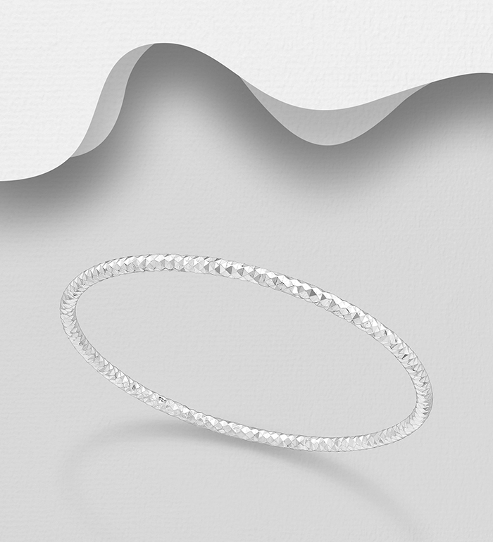 Wholesale 925 Sterling Silver Bangle - SKU #706-26943