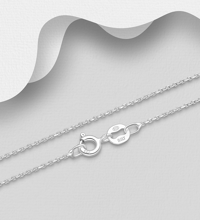Italian Delight - Wholesale 925 Sterling Silver Chain, 0.5 mm Wide, Made in Italy. - SKU #706-27539