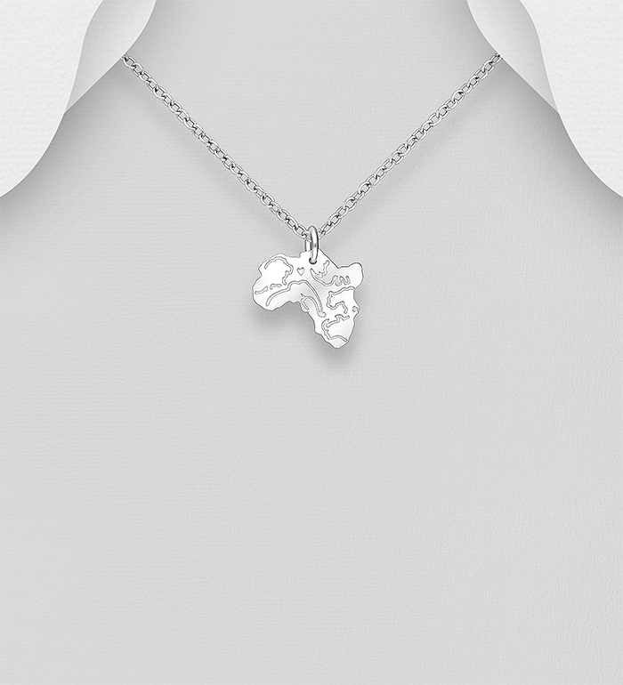 Wholesale 925 Sterling Silver Pendant Featuring Buffalo, Elephant, Leopard, Lion, Rhinoceros - SKU #1063-2254
