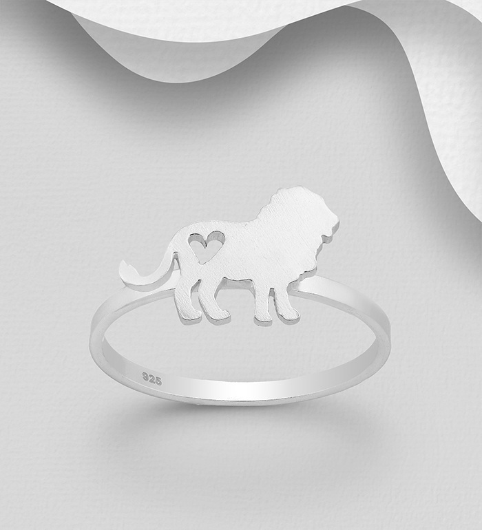 Wholesale 925 Sterling Silver Lion Ring - SKU #1063-2283