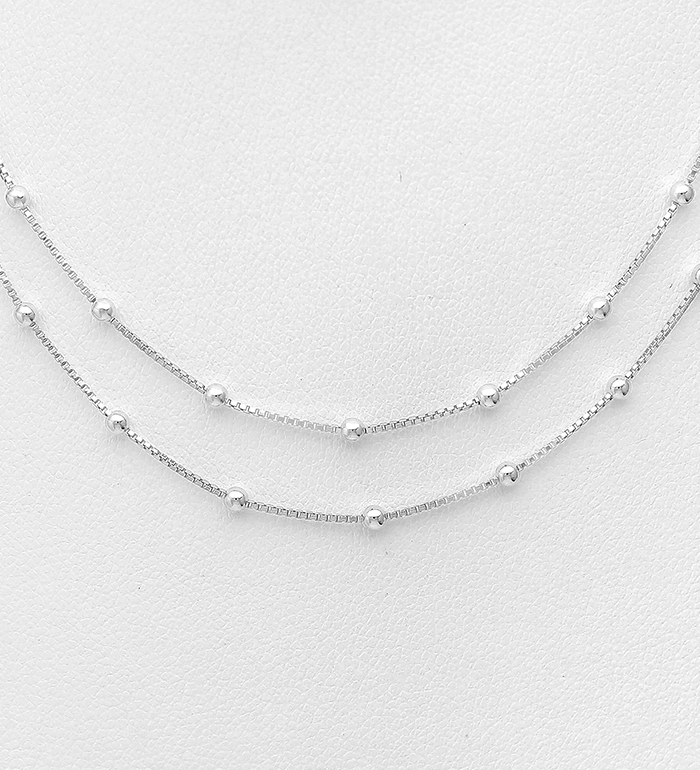 ☆ENGBROX☆ silver925 triple delight necklace EBNL25026SV 706-28371 | Silver Collection | Sterling Silver Jewelry | 925E