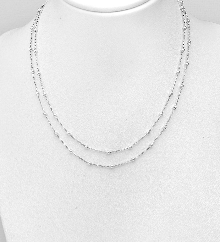 ■ENGBROX■ silver925 triple delight necklace EBNL25026SV 18 Inch 925 Sterling Silver Toggle Necklace @ $245. Shop