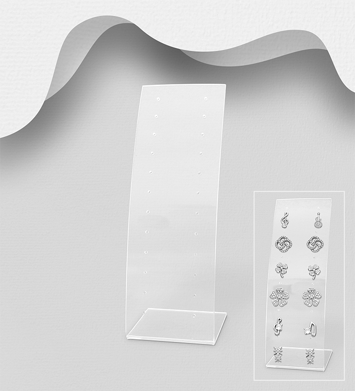 Wholesale Plastic Display For Earrings - SKU #465-242