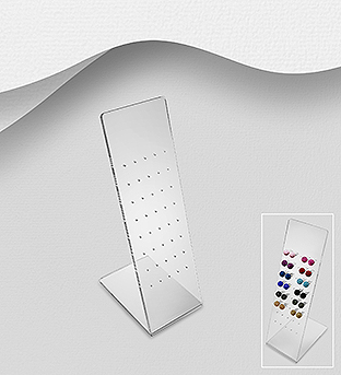 Wholesale Plastic Display For Earrings - SKU #465-244