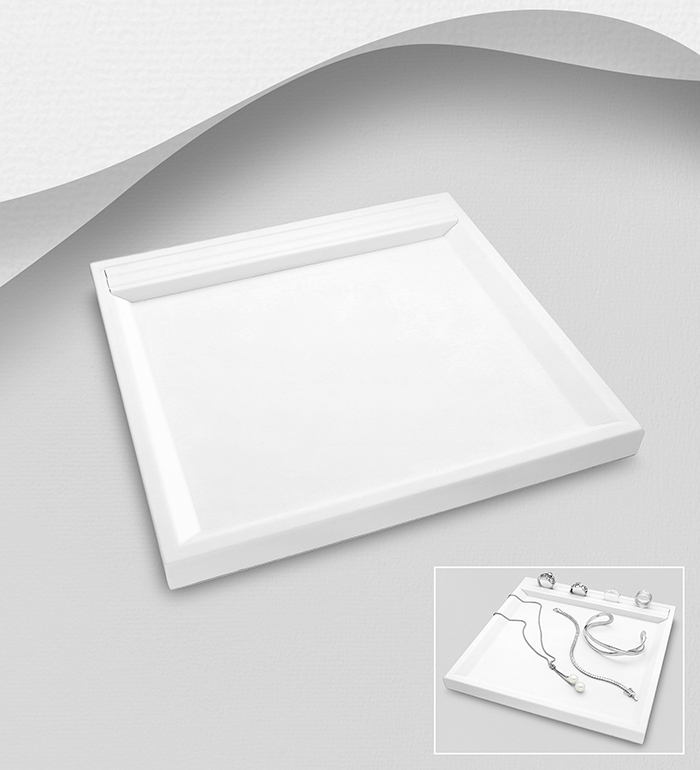 Wholesale Synthetic Leather Plastic Display for Mix Products - SKU #465-249