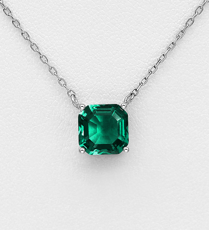 Sparkle by 7K - Wholesale 925 Sterling Silver Necklace, Decorated with Fine Austrian Crystal. - SKU #1583-476