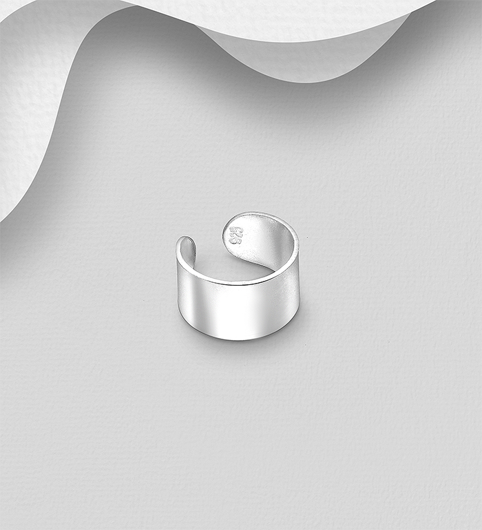 Wholesale 925 Sterling Silver Engravable Ear Cuffs - SKU #706-31653