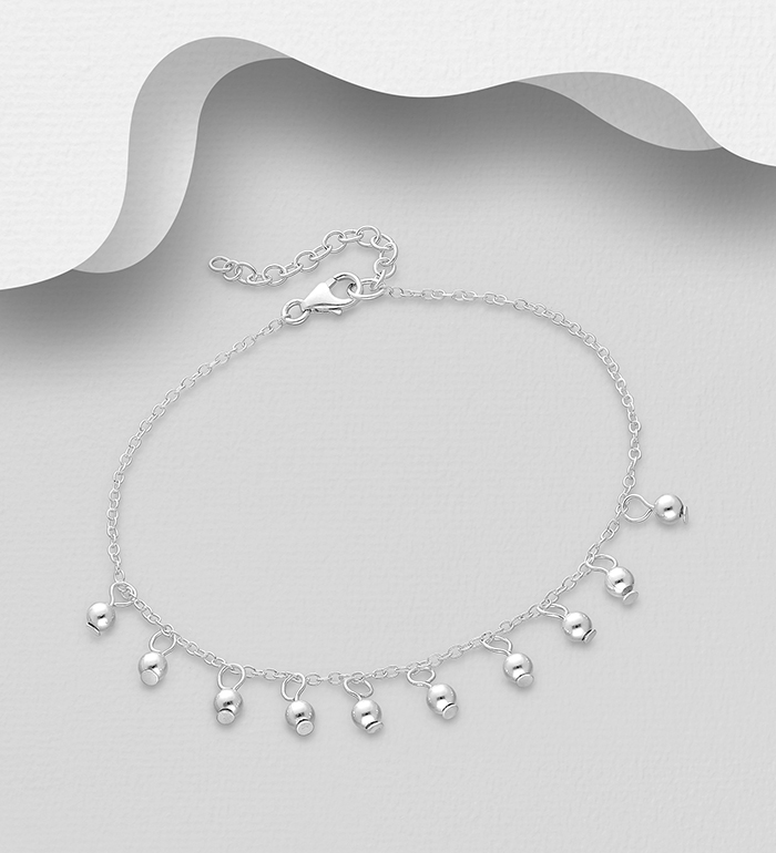 Wholesale 925 Sterling Silver Ball Bracelet - SKU #706-31840