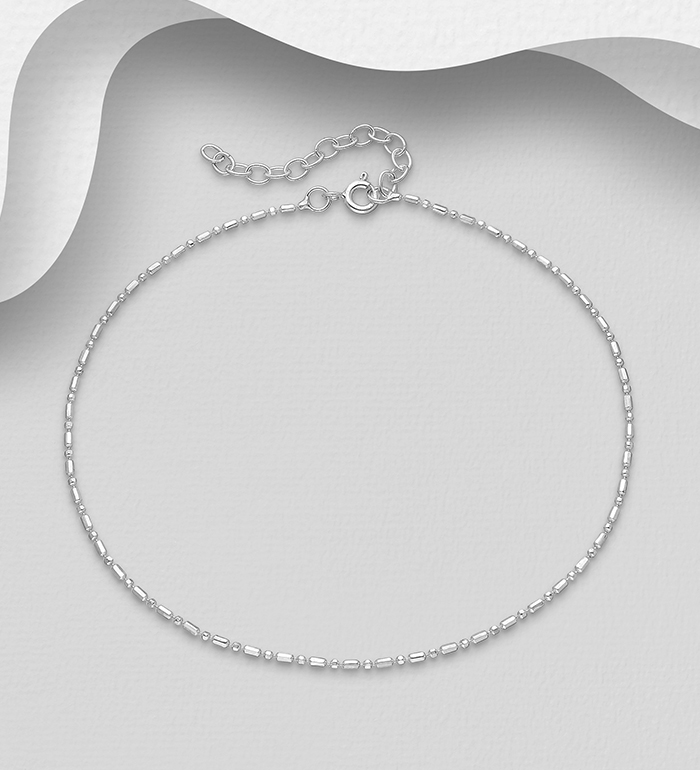 Wholesale 925 Sterling Silver Anklet - SKU #1562-420