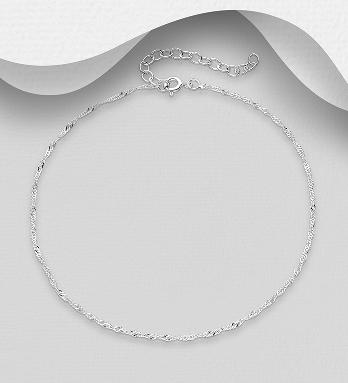 Wholesale 925 Sterling Silver Anklet - SKU #1562-421