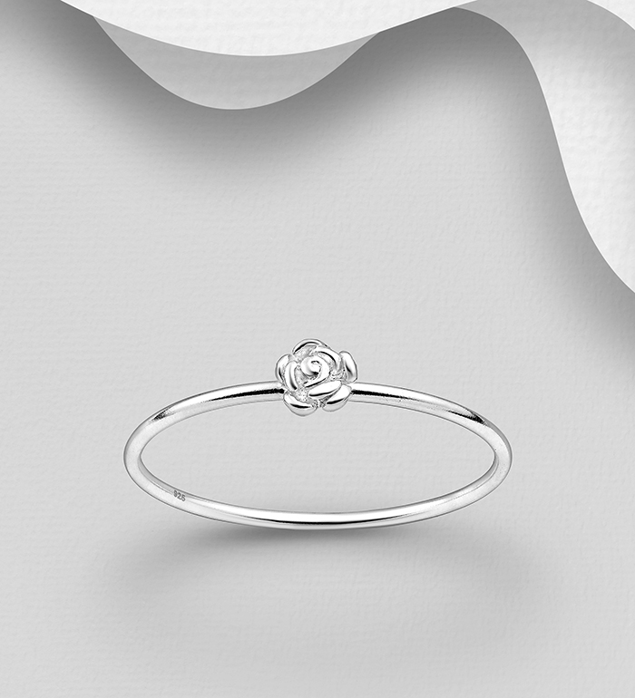 Wholesale 925 Sterling Silver Flower Ring - SKU #706-32901