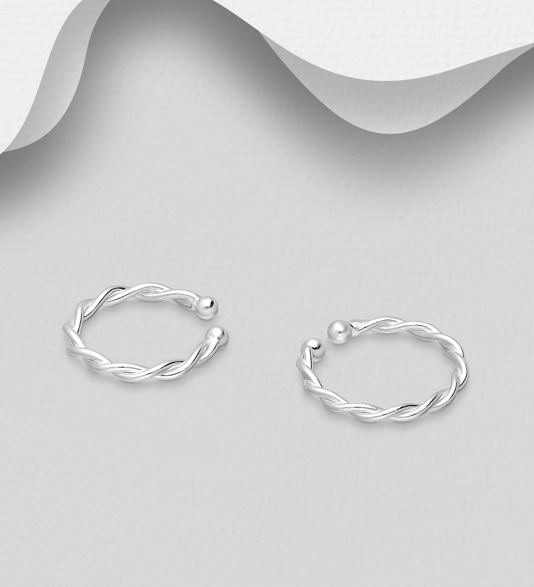 Wholesale 925 Sterling Silver Ear Cuffs - SKU #706-33573