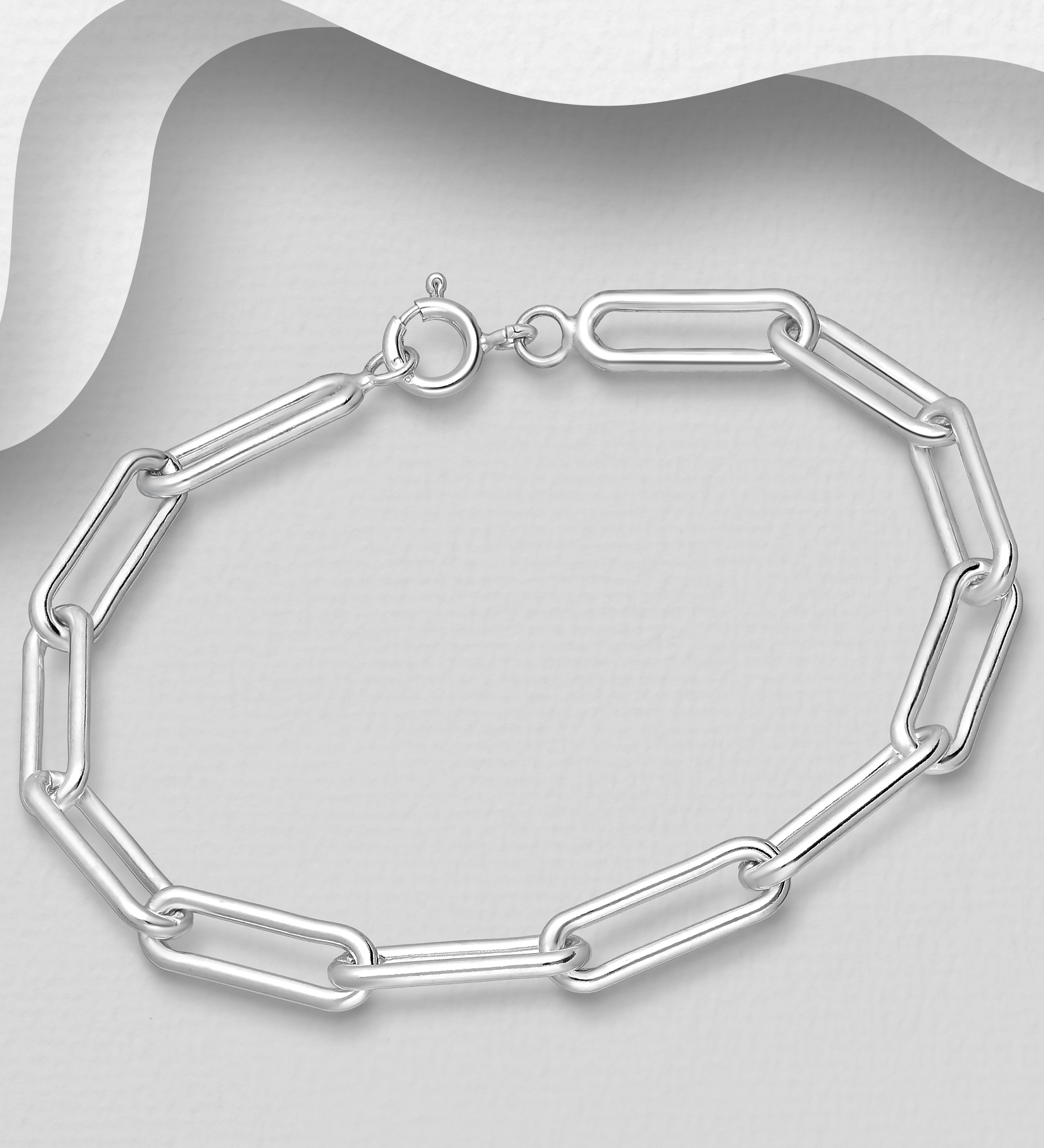 Wholesale 925 Sterling Silver Links Bracelet - SKU #706-36202