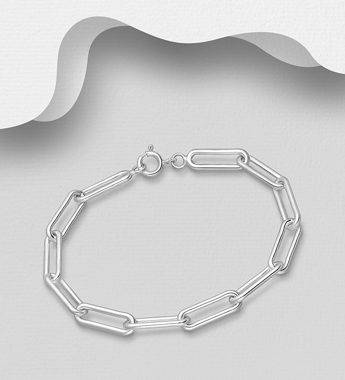Wholesale 925 Sterling Silver Links Bracelet - SKU #706-36202