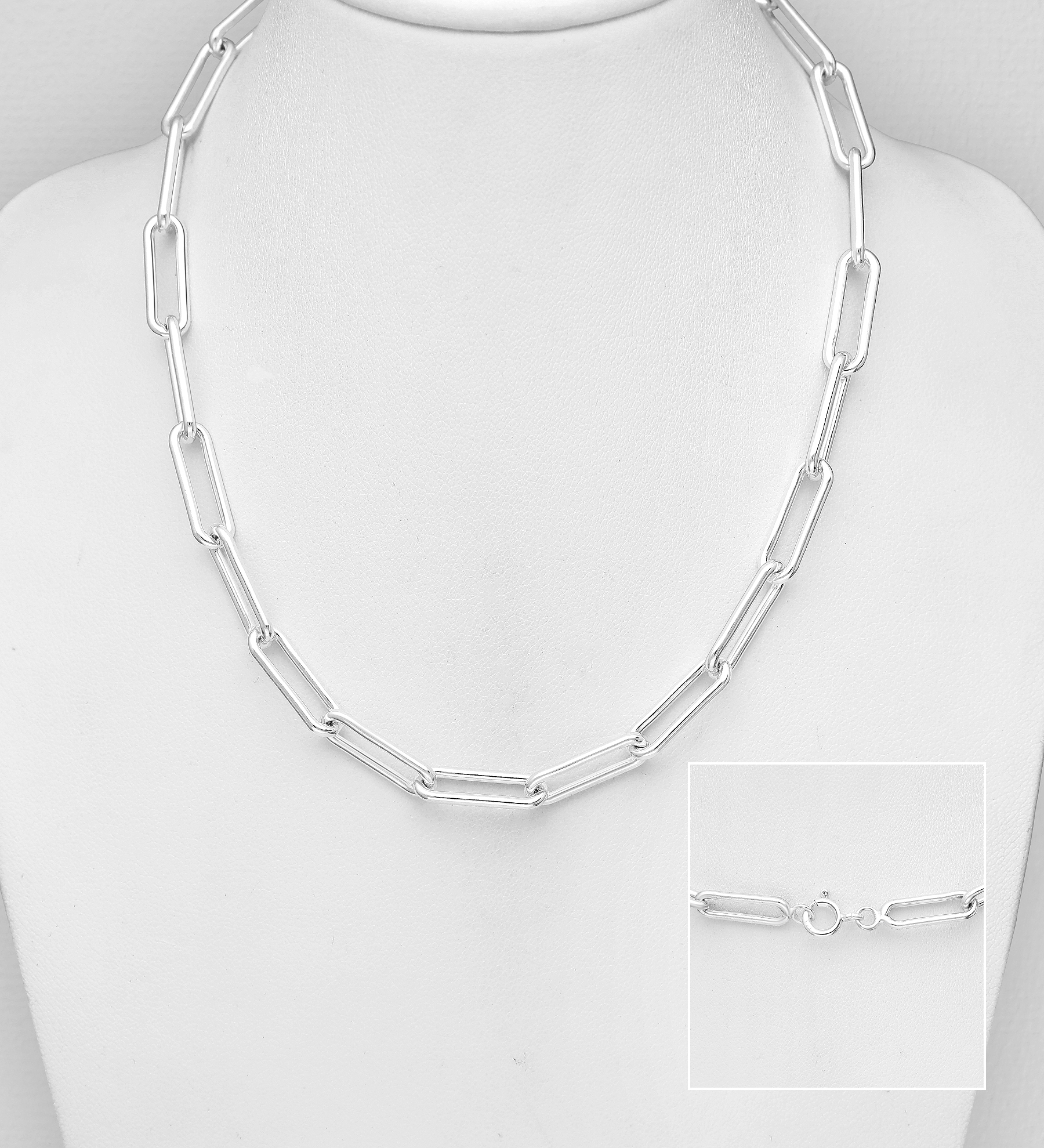 Wholesale 925 Sterling Silver Links Necklace - SKU #706-36204