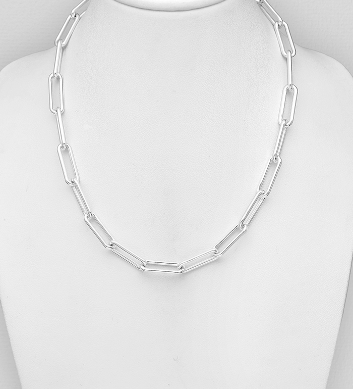 Wholesale 925 Sterling Silver Links Necklace - SKU #706-36204