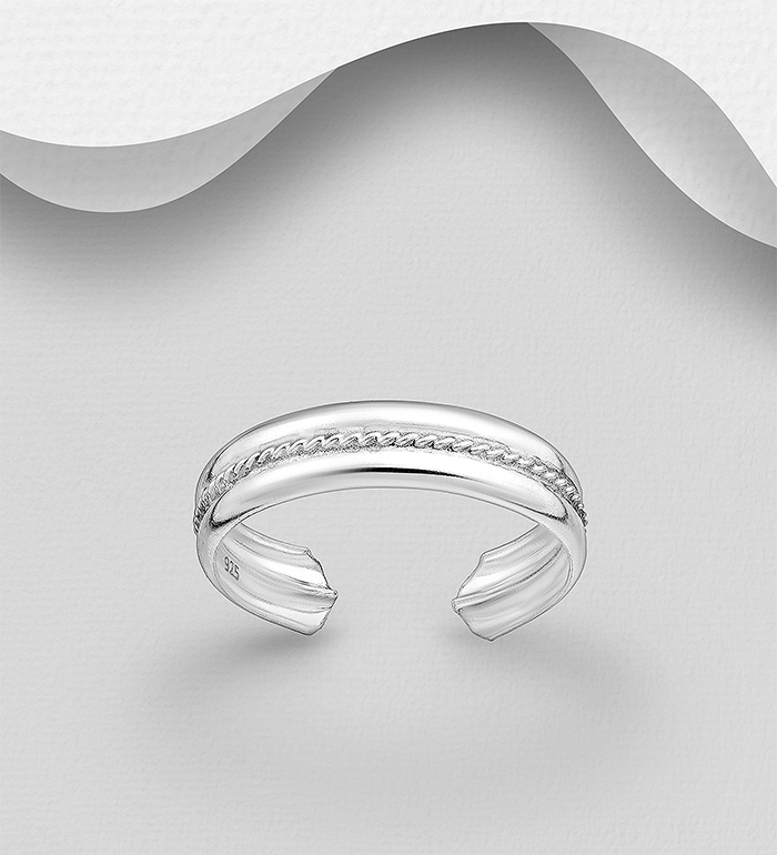 Wholesale 925 Sterling Silver Toe Ring - SKU #792-1266