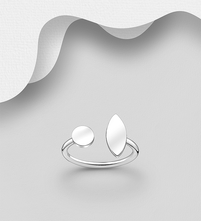 Wholesale 925 Sterling Silver Adjustable Ring - SKU #706-37266