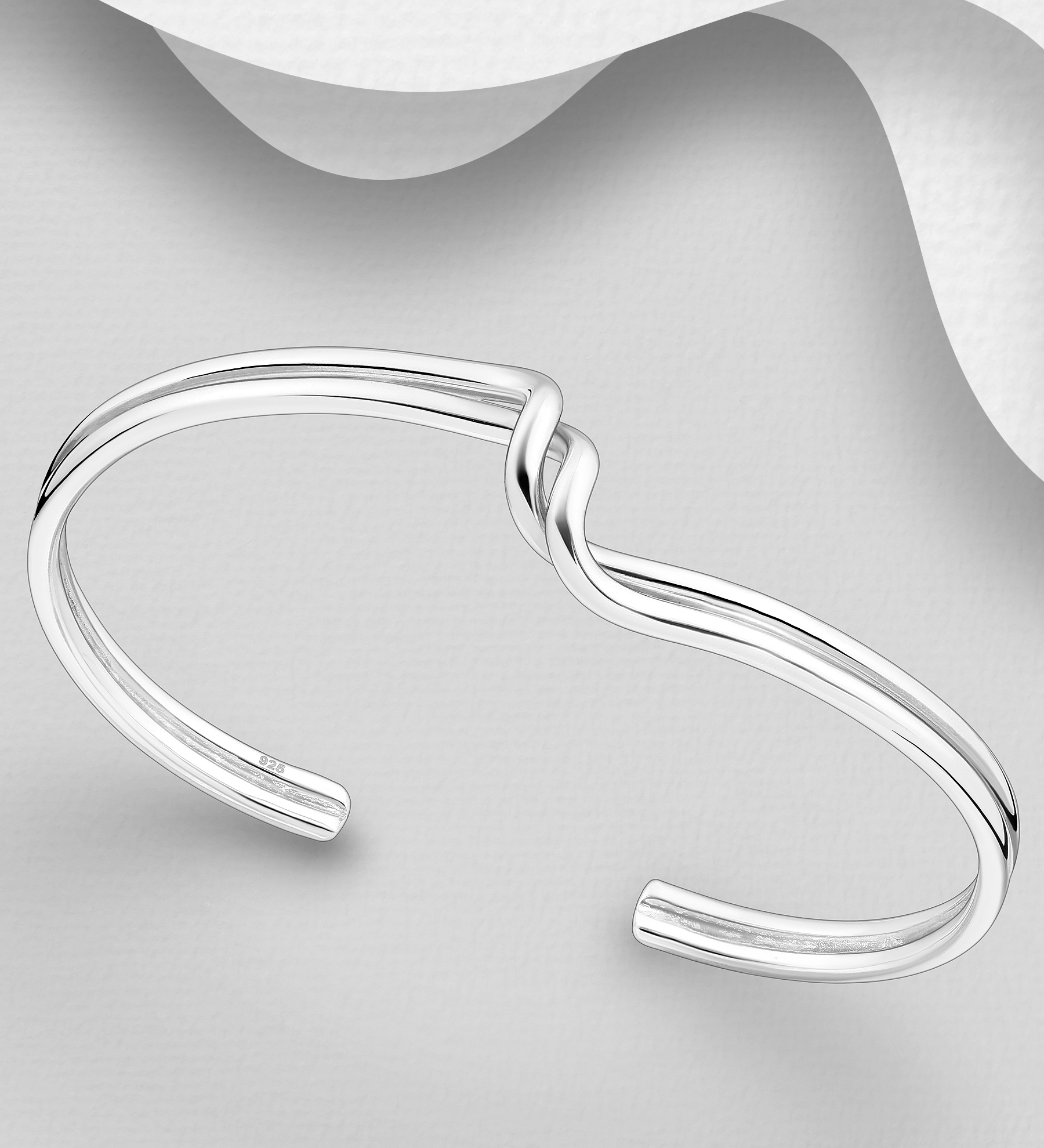 Wholesale 925 Sterling Silver Cuff - SKU #706-37510