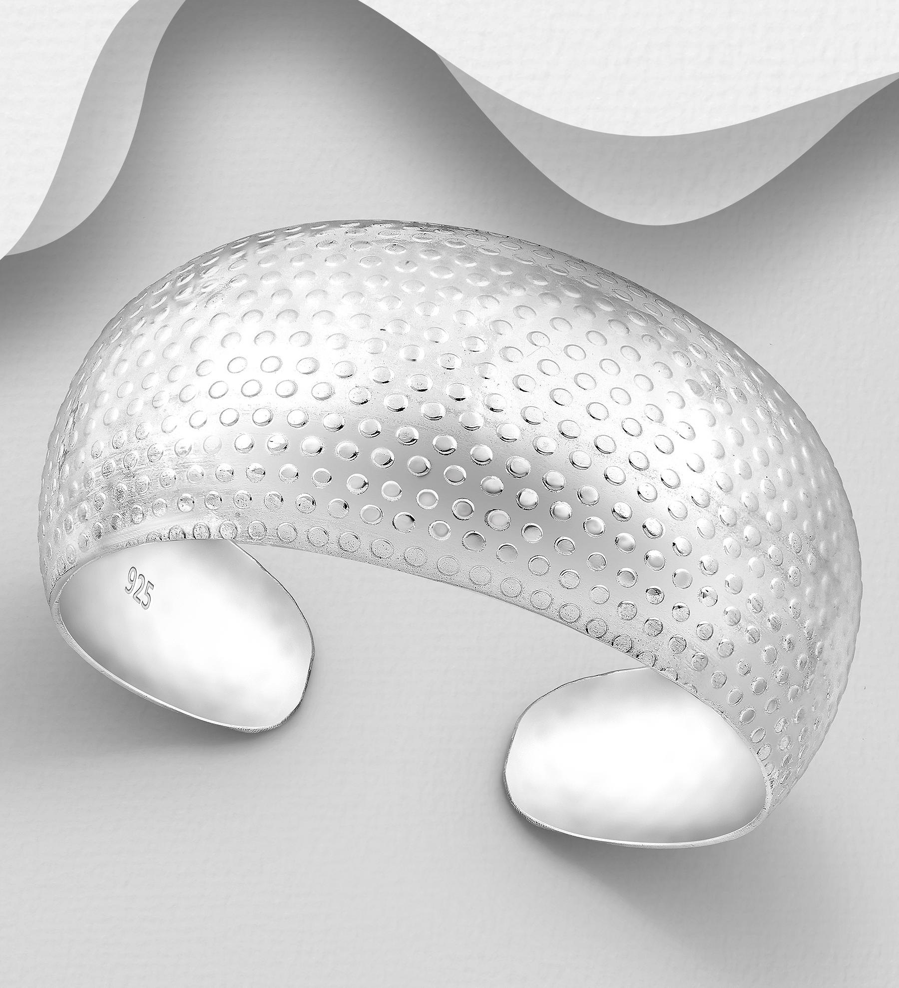 Wholesale 925 Sterling Silver Cuff - SKU #706-37864