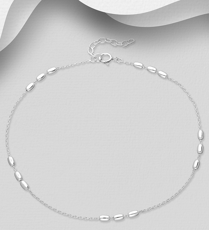 Wholesale 925 Sterling Silver Anklet - SKU #1562-517