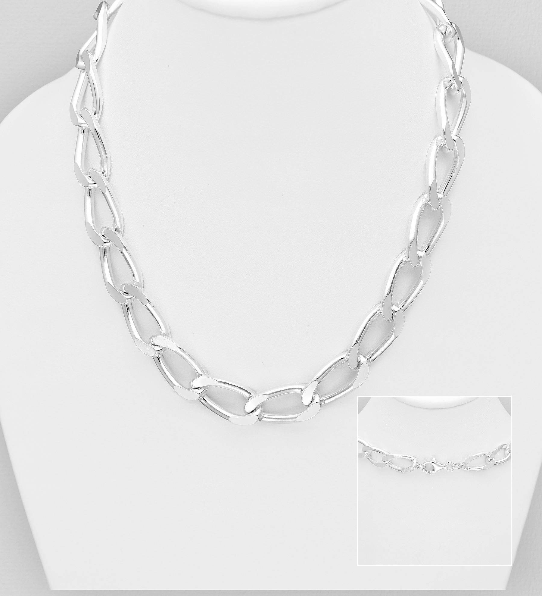 Wholesale 925 Sterling Silver Necklace - SKU #1563-1565