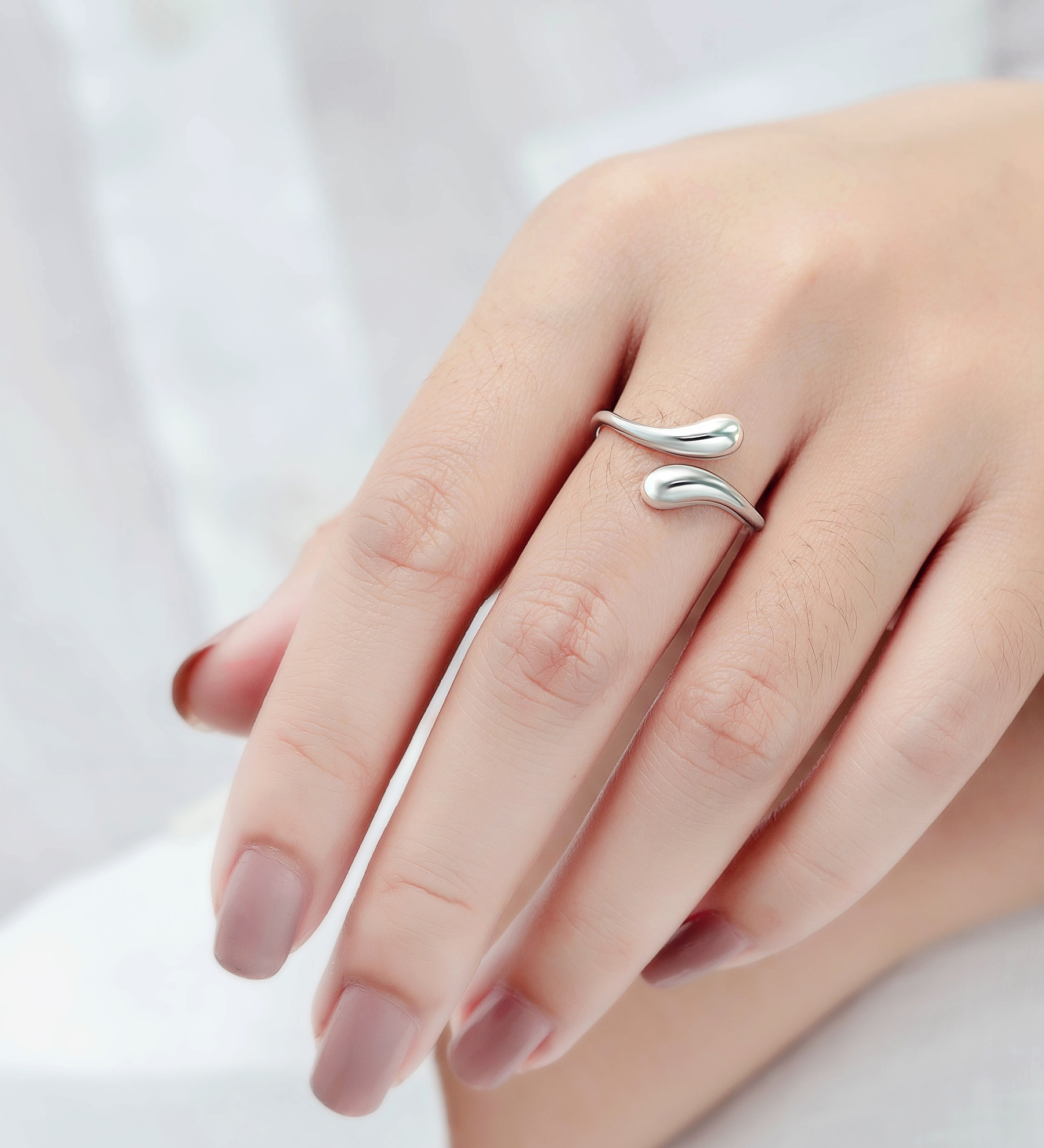 Wholesale 925 Sterling Silver Adjustable Ring - SKU #1063-4820