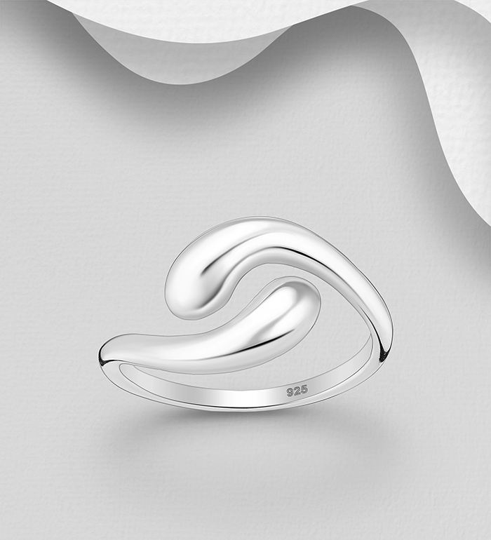 Wholesale 925 Sterling Silver Adjustable Ring - SKU #1063-4861