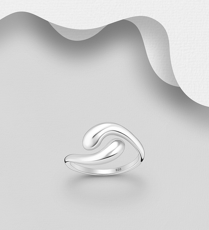Wholesale 925 Sterling Silver Adjustable Ring - SKU #1063-4861