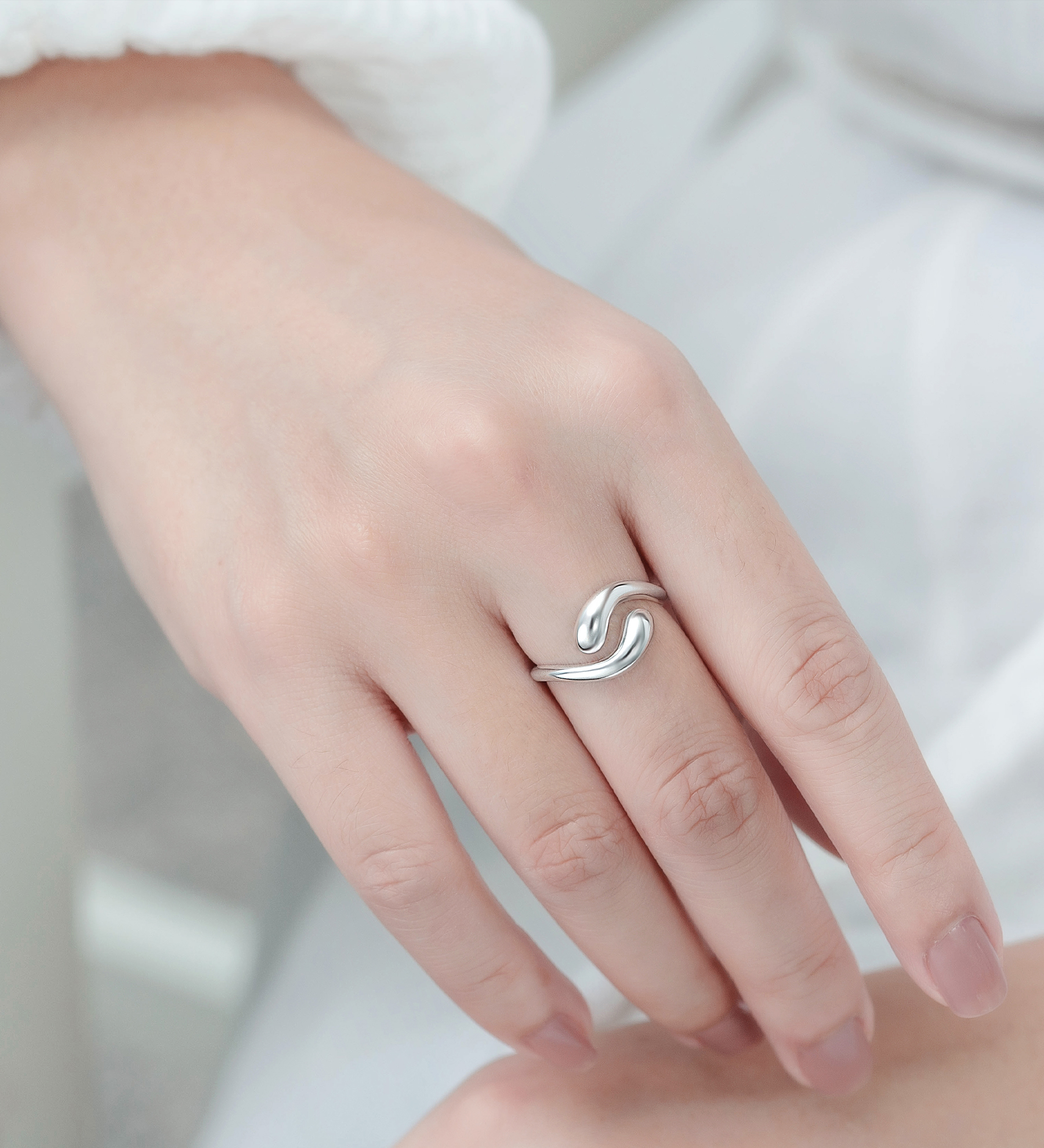 Wholesale 925 Sterling Silver Adjustable Ring - SKU #1063-4861