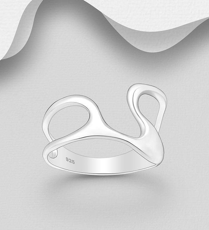 Wholesale 925 Sterling Silver Ring - SKU #1063-4986