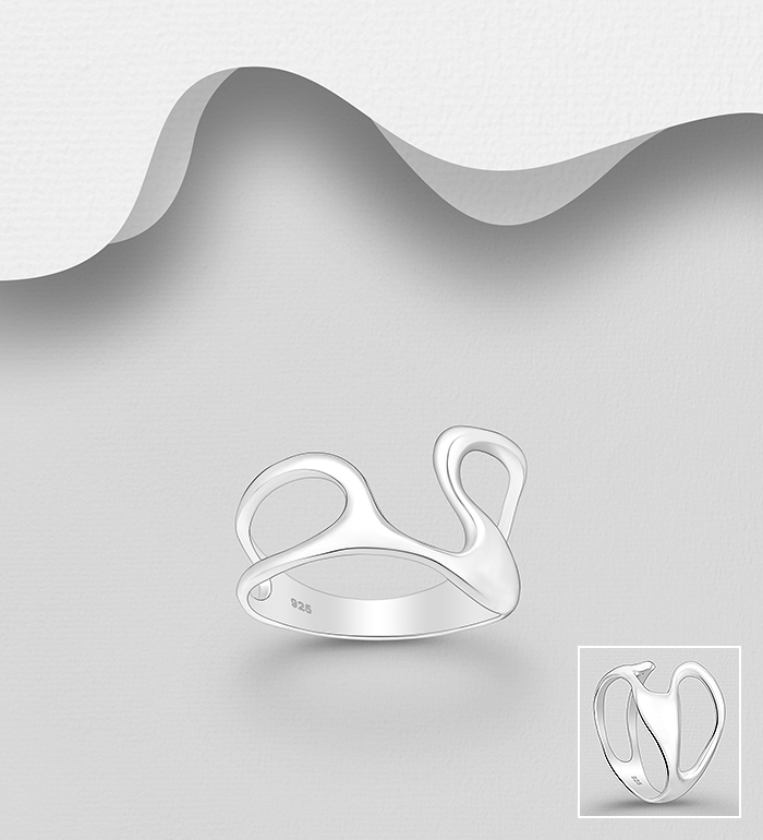 Wholesale 925 Sterling Silver Ring - SKU #1063-4986