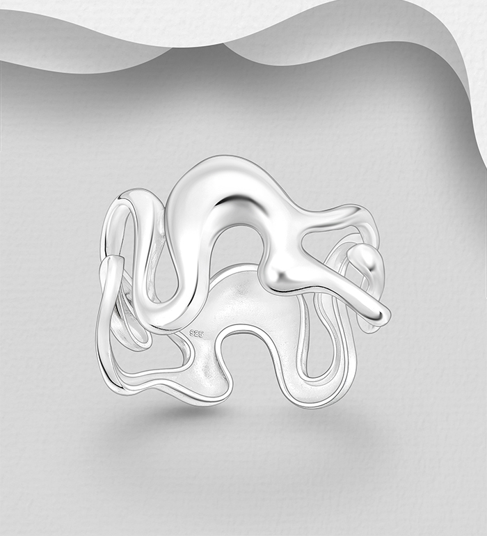 Wholesale 925 Sterling Silver Ring - SKU #1063-4988