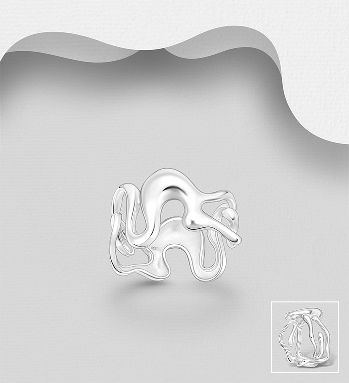 Wholesale 925 Sterling Silver Ring - SKU #1063-4988