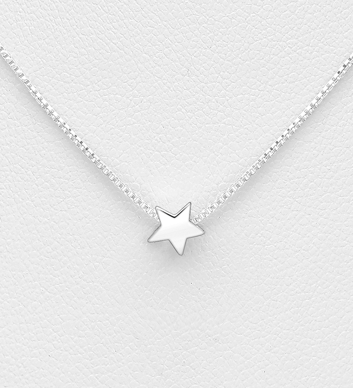 Wholesale 925 Sterling Silver Star Necklace - SKU #706-39596