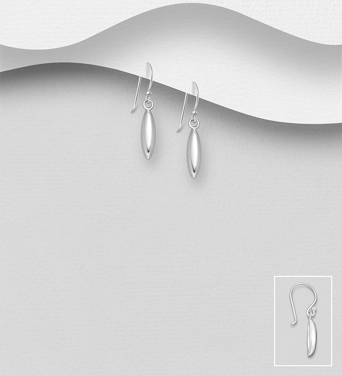 Wholesale 925 Sterling Silver Hook Earrings - SKU #706-39872