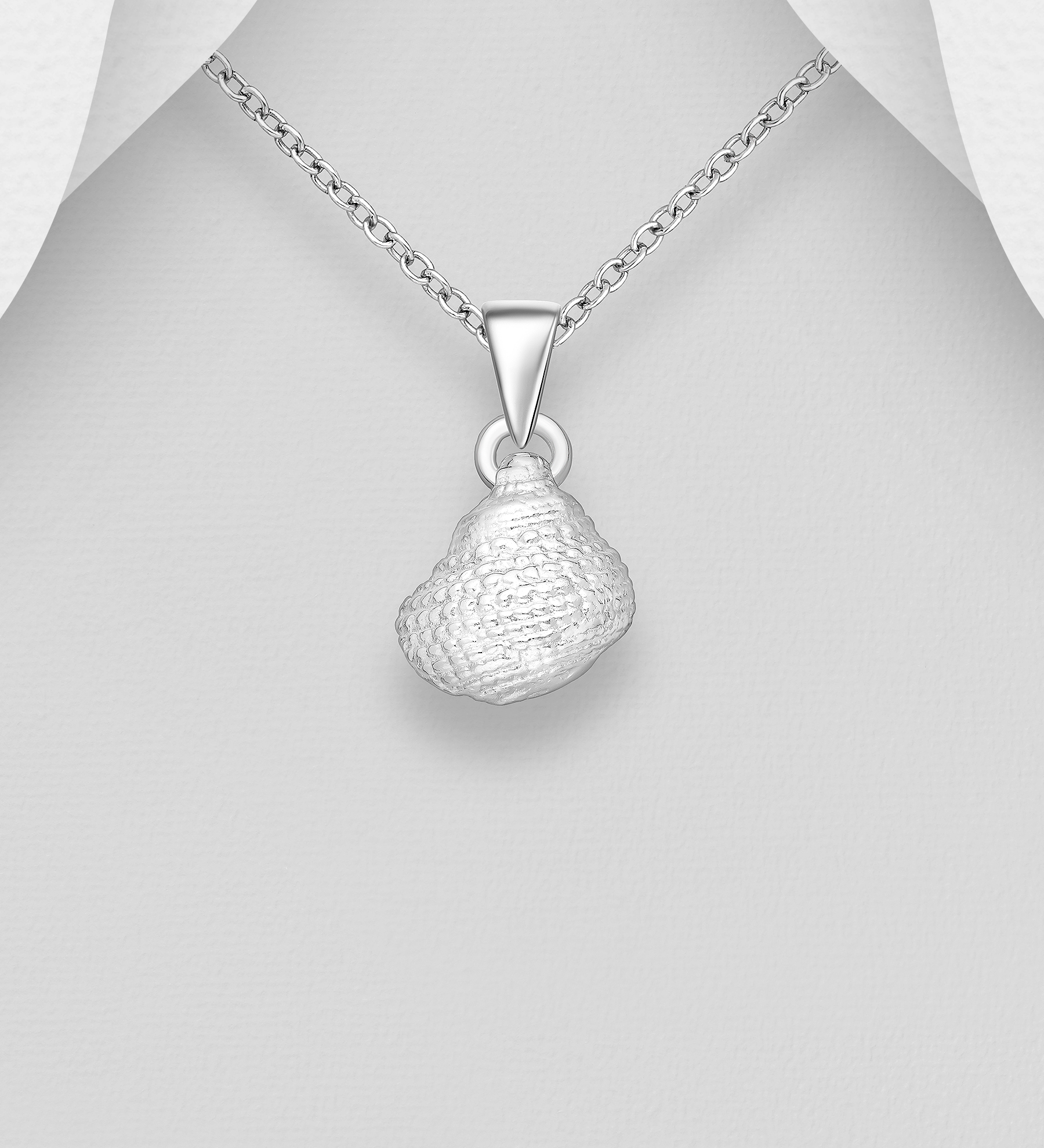 Wholesale 925 Sterling Silver Shell Pendant - SKU #706-39891