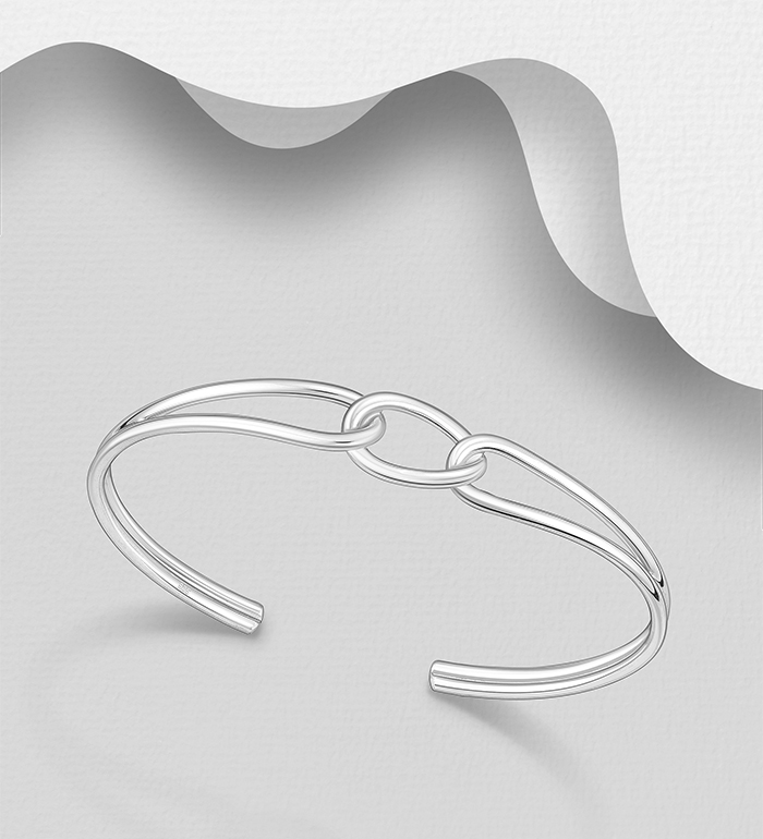 Wholesale 925 Sterling Silver Links Cuff - SKU #706-39949