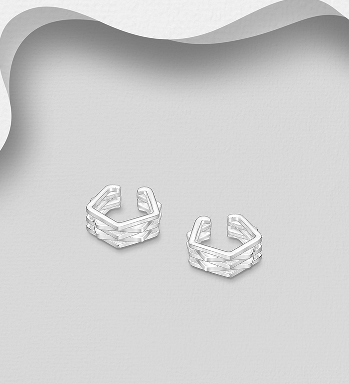 Wholesale 925 Sterling Silver Ear Cuffs  - SKU #706-39960