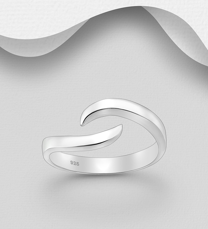 Wholesale 925 Sterling Silver Adjustable Ring - SKU #706-39962