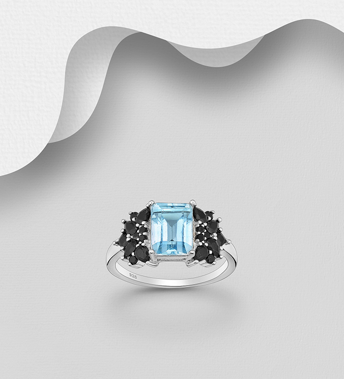 La Preciada - Wholesale 925 Sterling Silver Ring, Decorated with Various Gemstone - SKU #1181-5304