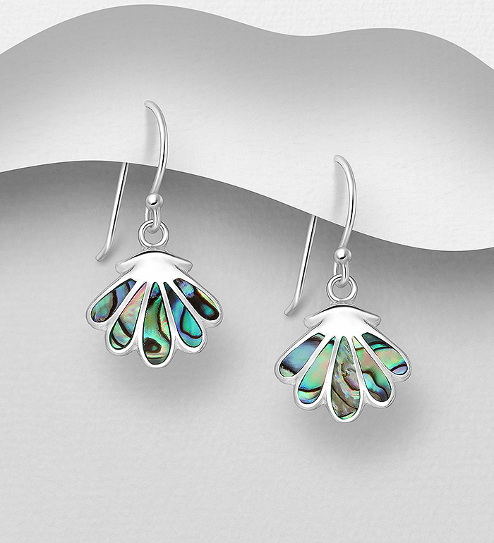 Wholesale 925 Sterling Silver Shell Hook Earrings - SKU #789-5021