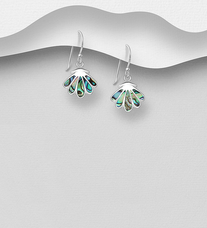Wholesale 925 Sterling Silver Shell Hook Earrings - SKU #789-5021