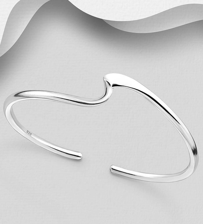 Wholesale 925 Sterling Silver Cuff - SKU #61-211