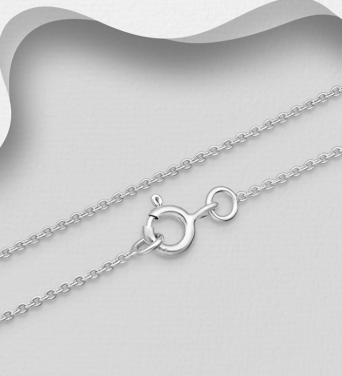 Wholesale 925 Sterling Silver Rollo Chain, 1.24 mm Wide, Made In Thailand - SKU #706-7121