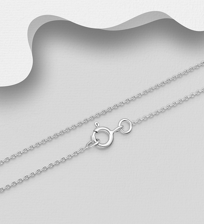 Wholesale 925 Sterling Silver Rollo Chain, 1.24 mm Wide, Made In Thailand - SKU #706-7121