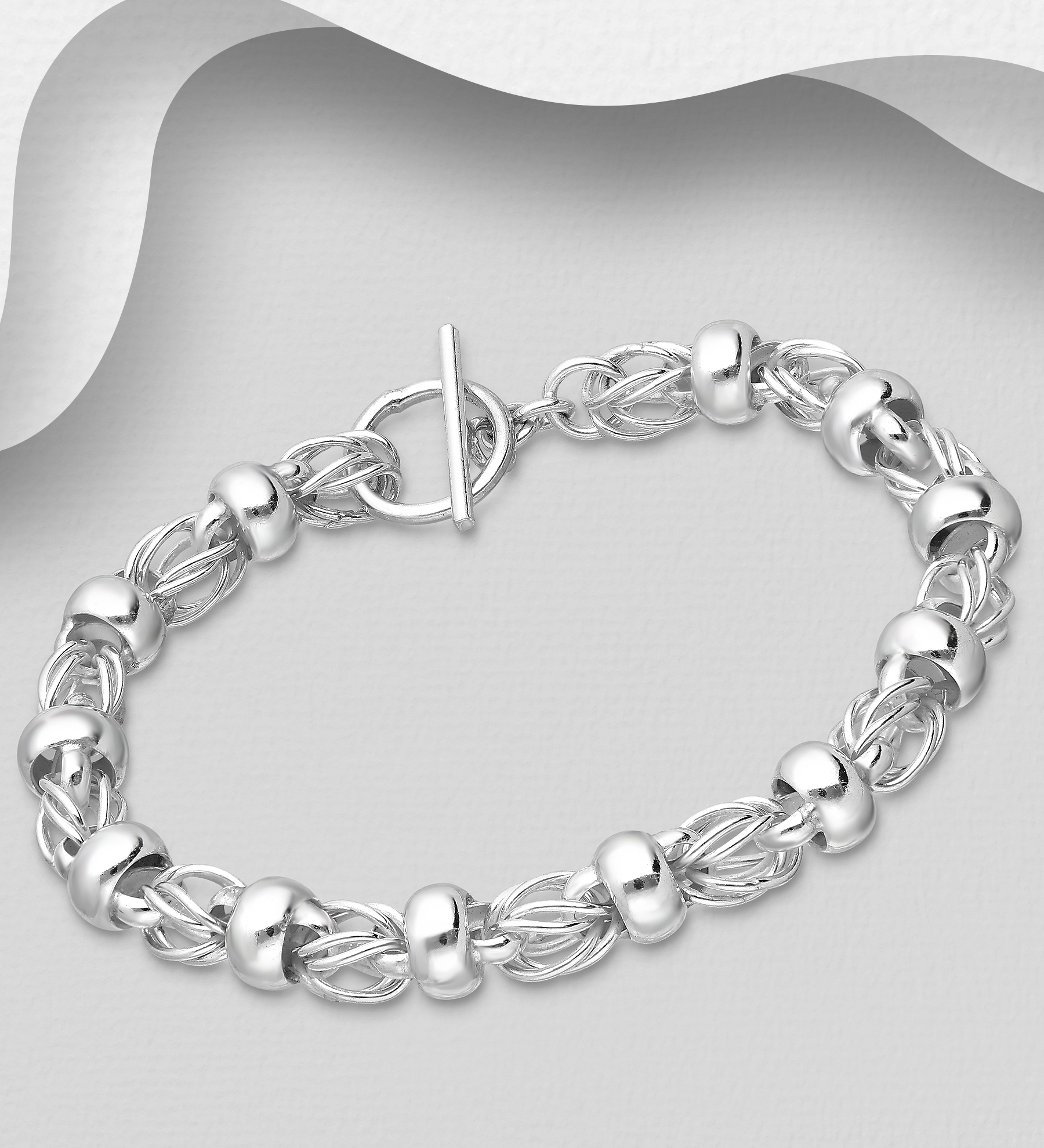 Wholesale 925 Sterling Silver Bracelet - SKU #706-8226